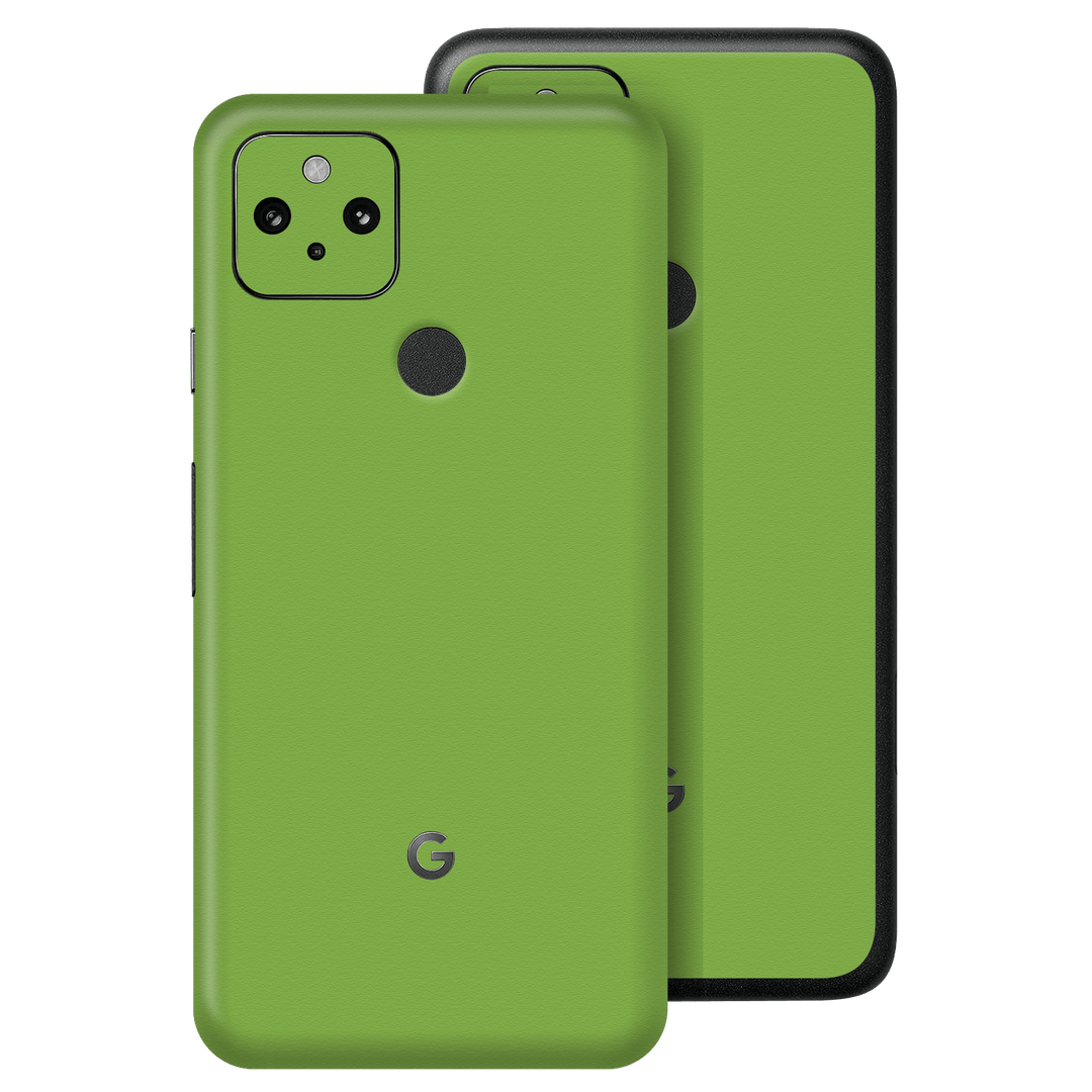 Pixel 4a 5G Luxuria Lime Green 3D Textured Skin Wrap Sticker Decal Cover Protector by EasySkinz