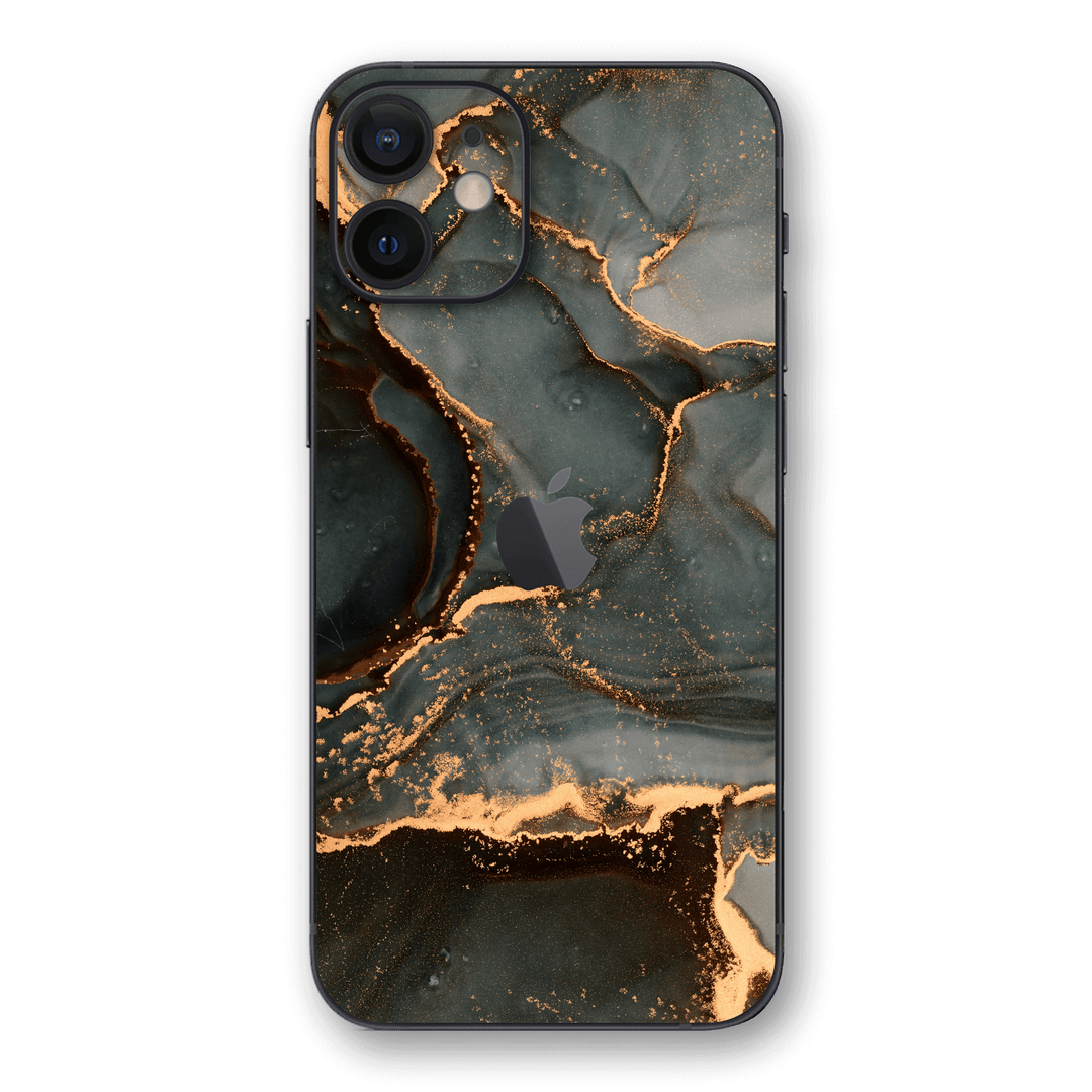 iPhone 12 Print Printed Custom SIGNATURE AGATE GEODE Deep Forest Skin, Wrap, Decal, Protector, Cover by EasySkinz | EasySkinz.com