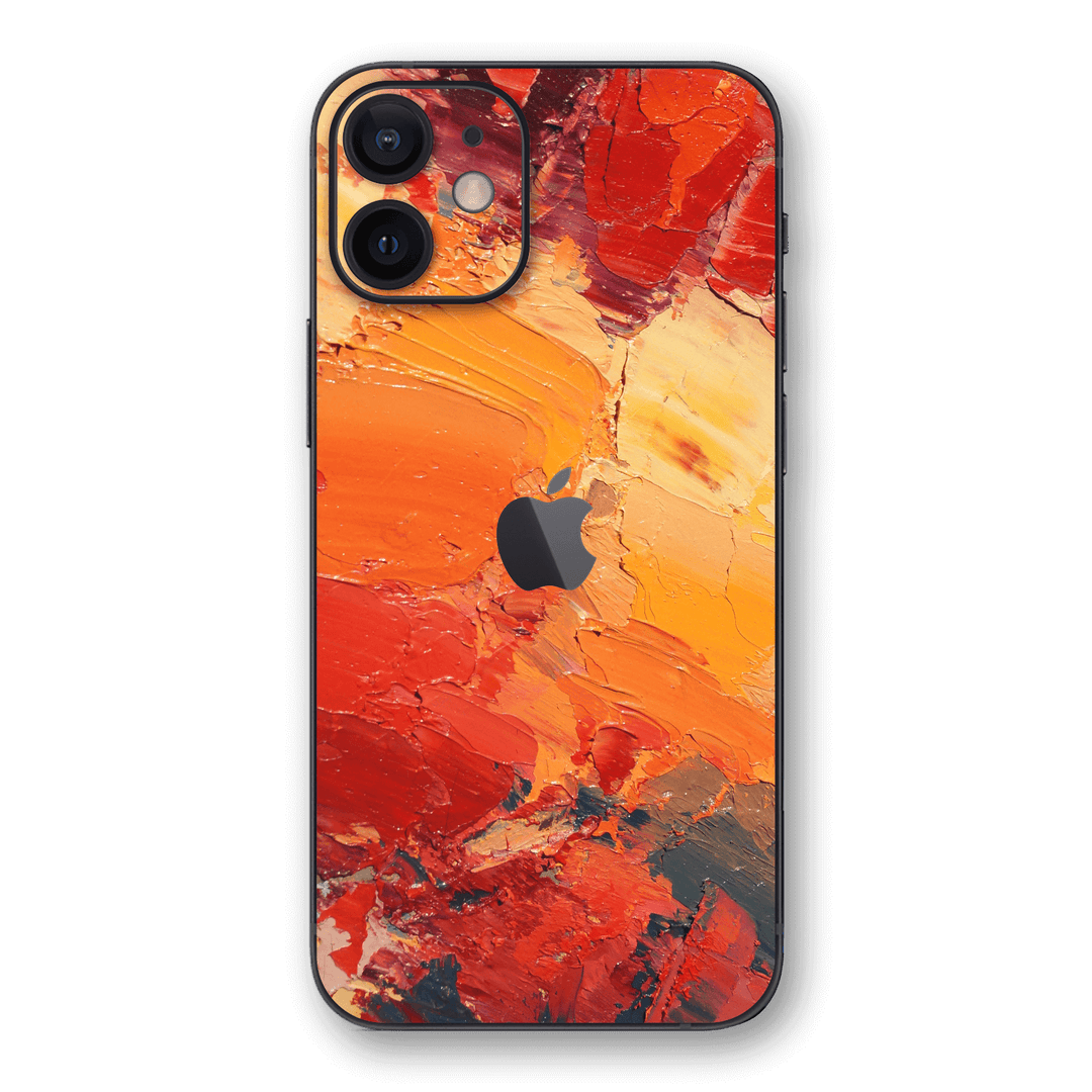 iPhone 12 Print Printed Custom SIGNATURE Sunset in Oia Painting Skin Wrap Sticker Decal Cover Protector by EasySkinz | EasySkinz.com