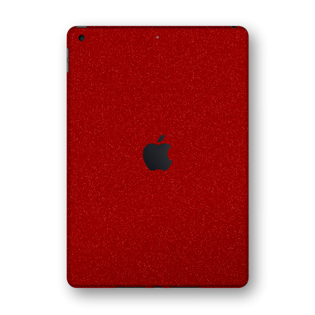 iPad 10.2" (7th Gen, 2019) Diamond RED Glitter Shimmering Skin Wrap Sticker Decal Cover Protector by EasySkinz